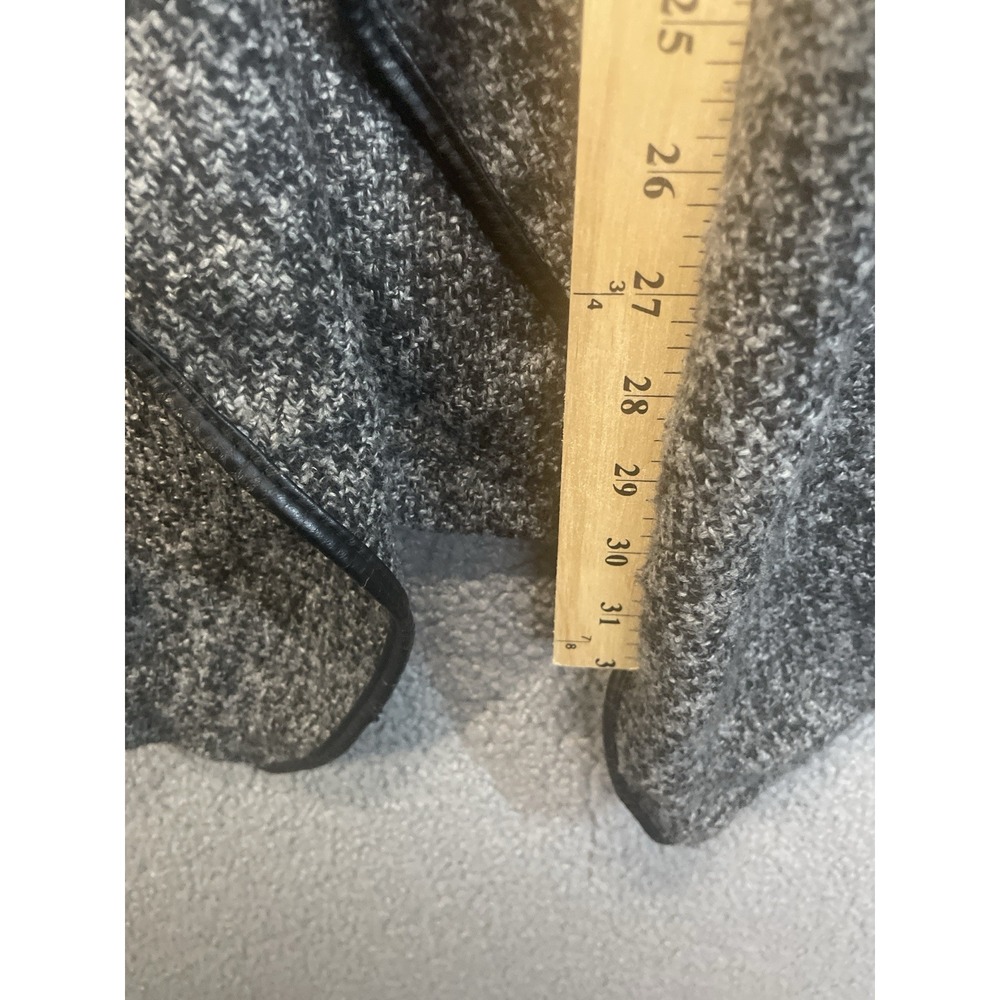 Mercer & Madison Womens Cardigan Sweater Size Large Gray 100% Merino Wool Knit - Picture 4 of 6